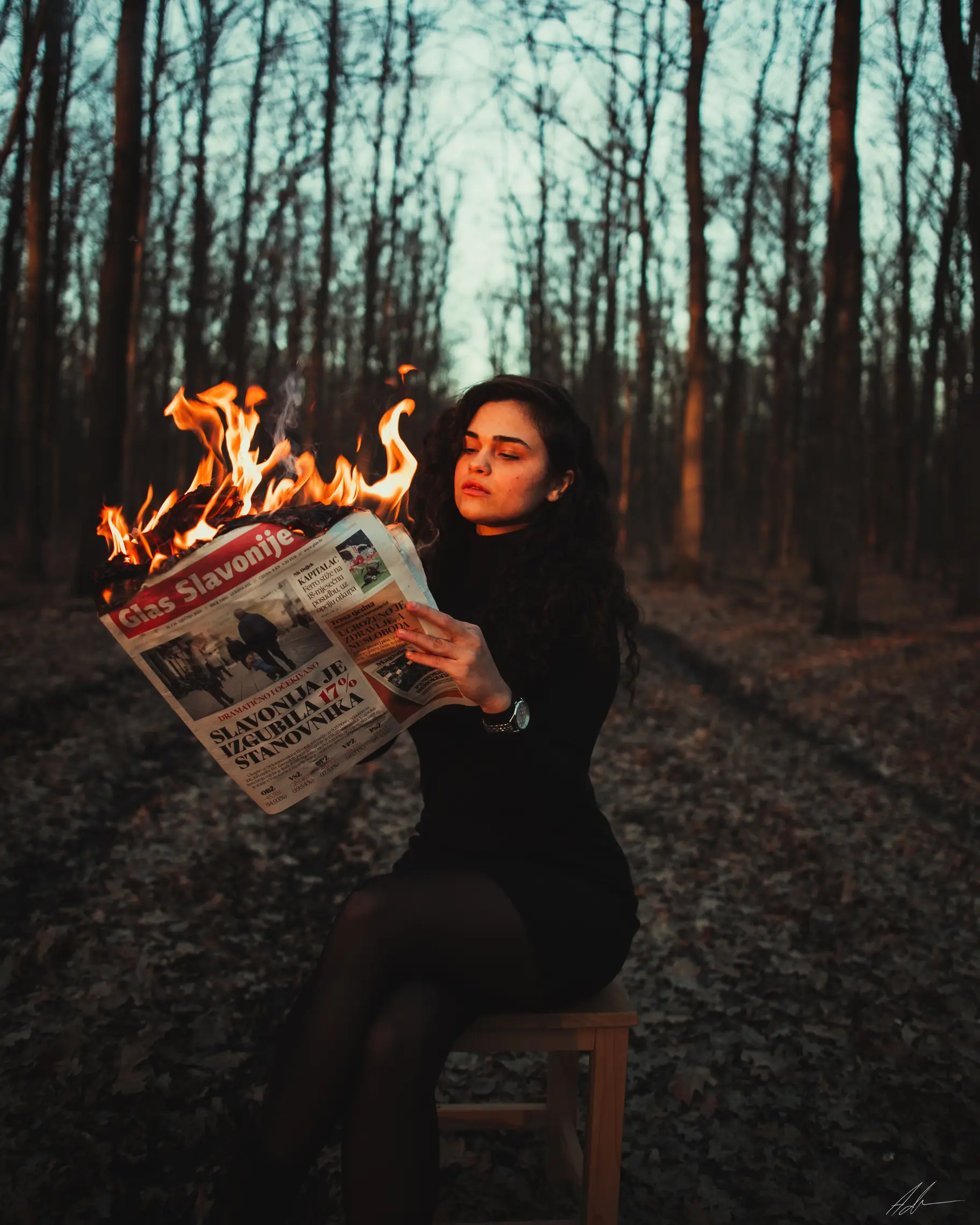 Profesionalna portretna fotografija za naslovnicu časopisa